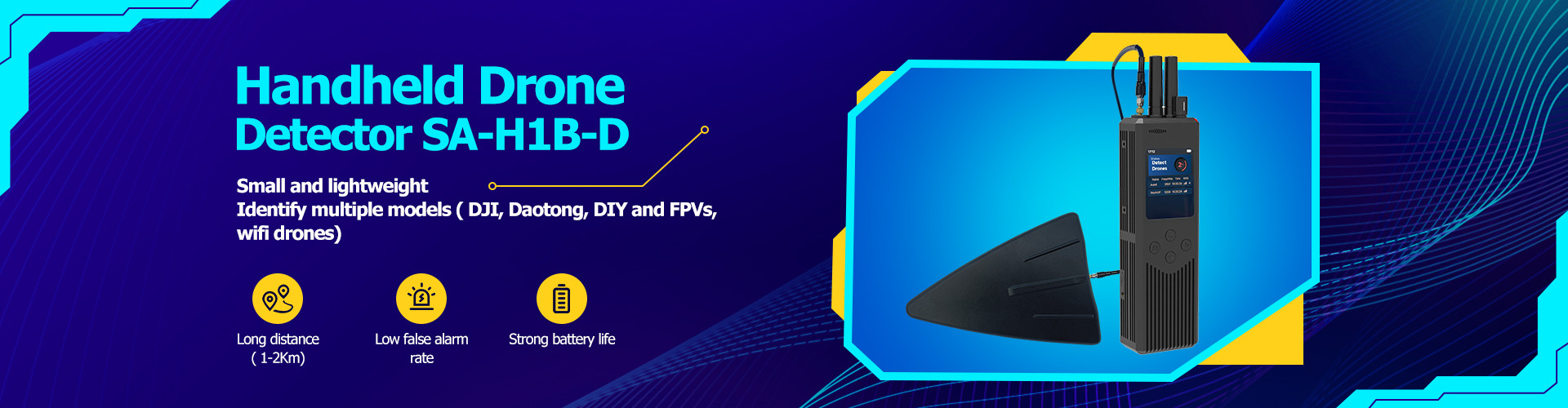 คุณภาพ โมดูลแอนติโดรนจอมเมอร์ โรงงาน