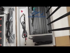 10 แอนเทนนา 100w 80m GPS เครื่องยับยั้งหน้าทํางาน WiFi 2G 3G 4G 5G