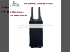 H2L ระยะทาง 1.5Km มือถือ Drone Locator 100-6Ghz พกพา FPV เครื่องตรวจจับ Drone