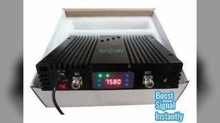 เครื่องขยายสัญญาณสายทวนสัญญาณ GSM 30dBm ช่วยเพิ่มสัญญาณ