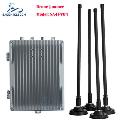 200W 4 ช่องทาง เครื่องยนต์ติด Drone Signal Jammer FPV เครื่องยนต์ยนต์ยนต์ยนต์ยนต์ยนต์ยนต์ยนต์ยนต์ยนต์ยนต์ยนต์ Drone Jammer ด้วยความถี่ที่สามารถปรับเปลี่ยนได้