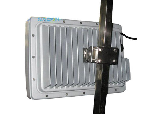 เครื่องรบกวนสัญญาณติดยานพาหนะกันน้ำ IP66 กำลังไฟ 40W และเสาอากาศเกน 6dBi