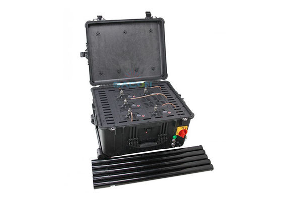 150W Output Power Manpack Jammer ด้วยระยะการยับยั้ง 20-200m และ 5 แบนด์ RF Blocker