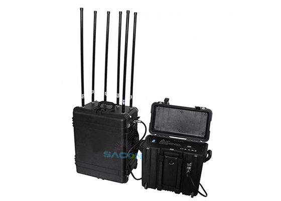 460W แรงระเบิดสูง Manpack Jammer กับ 6 แบนด์และสูงสุด 1000m ระยะ