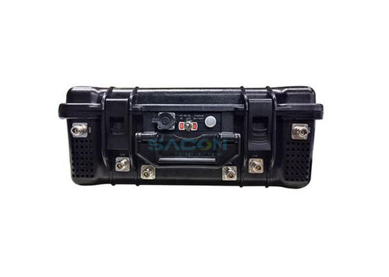 เครื่องยับยับ Manpack ระยะไกล 120m ด้วยพลังงาน 90w และแอนเทนนาการเพิ่มสูง 6 อัน สําหรับ RCIED Jamming