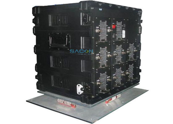 เครื่องรบกวนการสื่อสารสำหรับขบวนรถ 630W รัศมีการรบกวน 500 เมตร พร้อมเทคโนโลยี DDS สำหรับการป้องกัน RCIED
