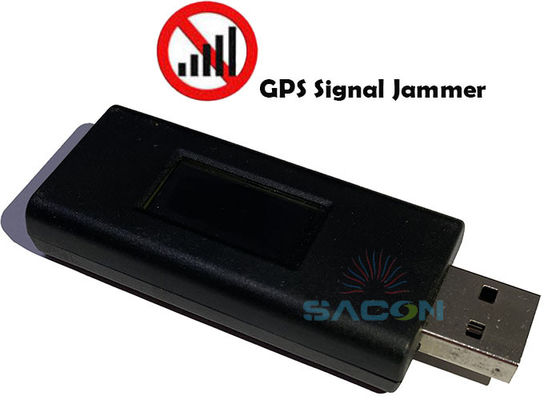 USB Disk GPS Jammer พร้อมจอ LED และ 15m Range Compact Size Signal Blocker