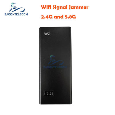 5200mAH 3W แฮนด์เฮลท์ WiFi สัญญาณบล็อกเกอร์กับ 2.4G 5.2G 5.8G ความถี่บล็อกเกอร์และการปรับพลังงานรถ