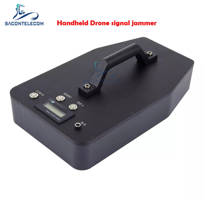 เครื่องยับยับสัญญาณ UAV ขนาด 70W สร้างในแอนเทนนา เครื่องยับยับความถี่ Drone แบบพกพา 800m