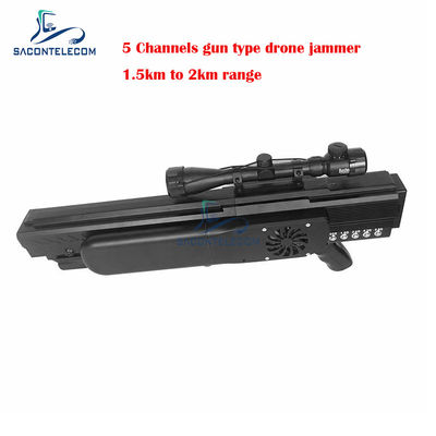 เครื่องยับยับสัญญาณของเครื่องบินไร้คนขับ 1500 เมตร 5 ช่องทาง