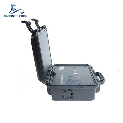 3 แบนด์ Drone Portable Signal Jammer WiFi GPS 65w กระเป๋าเดินทาง UAV เครื่องยับยับสัญญาณ Drone