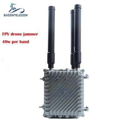 3 ช่องทาง 120w แรง FPV Drone Jammer พกพา UAV FPV Jammer Blocker