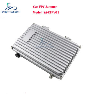 เครื่องยับยับสัญญาณ Drone FPV ที่ติดรถยนต์ 50W ด้วยความถี่ที่สามารถปรับเปลี่ยนได้ สําหรับการป้องกัน UAV