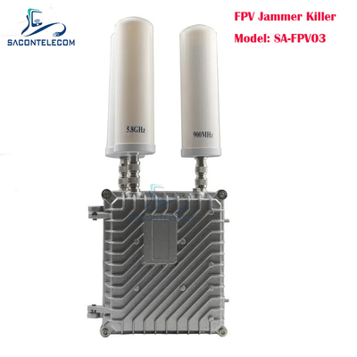 3 แบนด์ UAV ความถี่ Drone Signal Jammer 150w รถ FPV แอนติ Drone Jammer