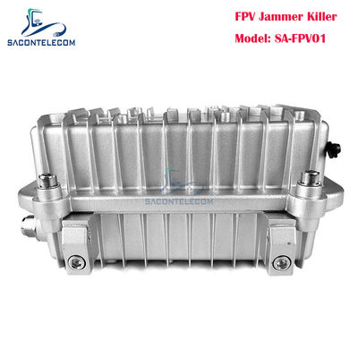 เครื่องยับยั้งสัญญาณ Drone มือถือ 50W พลังงานสูง พร้อม 2.4G FPV
