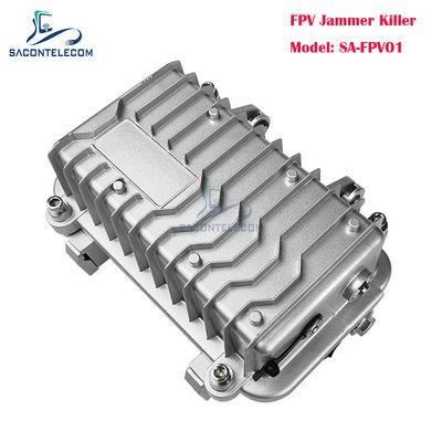 เครื่องยับยั้งสัญญาณ Drone มือถือ 50W พลังงานสูง พร้อม 2.4G FPV