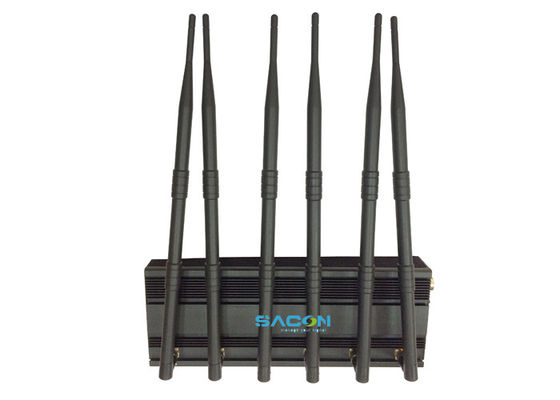 เครื่องรบกวนสัญญาณ GPS กำลัง 15W ระยะ 50 เมตร พร้อม 6 ย่านความถี่สำหรับบล็อกสัญญาณโทรศัพท์มือถือ