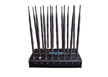 เครื่องยับยับสัญญาณโทรศัพท์มือถือ Wifi 16 แบนด์ ด้วยพลังงาน 38w ขนาด 238x60x395mm
