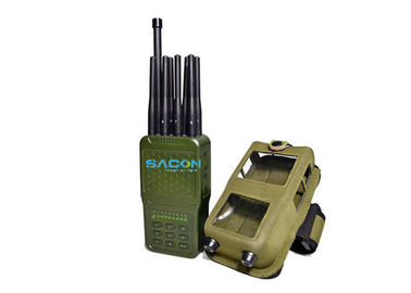 จับมือ GPS WIFI สัญญาณโทรศัพท์มือถือ Jammer 12V DC ชาร์จด้วยครอบไนลอน