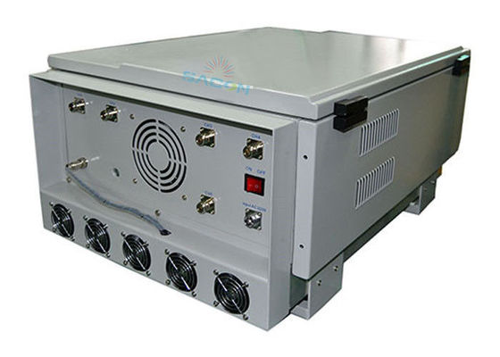 พลังการออก 350W ระยะทาง 1000m Drone Jammer สําหรับการทํางานต่อเนื่องในสภาพภูมิอากาศร้อน