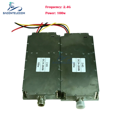 400-500mhz โมดูลแอนติโดรนจอมเมอร์ โมดูลพลังงานสูง 100w สําหรับระบบแอนติโดรน