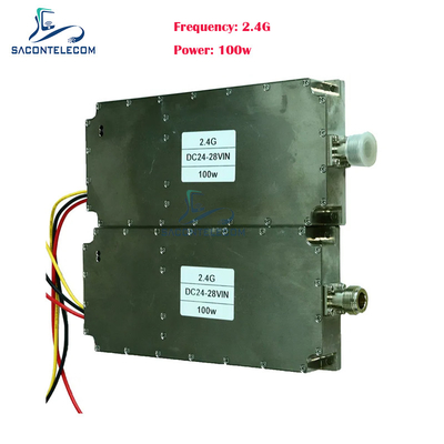 โมดูลแอนติโดรนจอมเมอร์พลังงานสูง 100w สําหรับโมดูลแอนติโดรนจอมเมอร์ RF FPV 500-600mhz