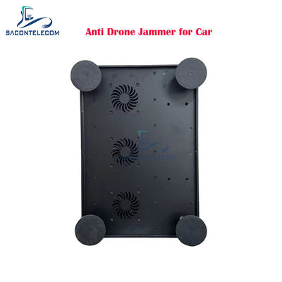 เครื่องรบกวนสัญญาณโดรน 8 ช่อง 400W พร้อม 1.5G 2.4G 5.8G 5.2G FPV สำหรับรถยนต์