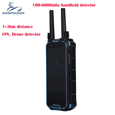 H2L ระยะทาง 1.5Km มือถือ Drone Locator 100-6Ghz พกพา FPV เครื่องตรวจจับ Drone