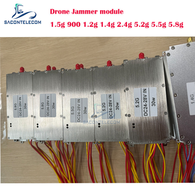 1.2G 30w RF Jamming Module Backpack โมดูลป้องกันจมเครื่องบินไร้คนขับ