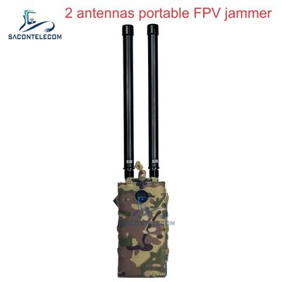 พกพา 2 แบนด์ มือถือ Anti Drone Jammer ด้วยพลังงานผลิต 60W และแบตเตอรี่ 32000Mah