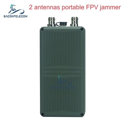พกพา 2 แบนด์ มือถือ Anti Drone Jammer ด้วยพลังงานผลิต 60W และแบตเตอรี่ 32000Mah