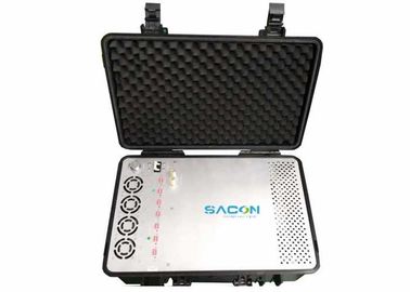 7 ช่อง 350w แมนแพ็คจอมเมอร์ แอนเทนนาไฟเบอร์กล๊าส สําหรับ 3G 4G GPS, AC110-220V