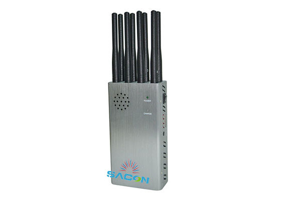 เครื่องรบกวนสัญญาณ GPS และโทรศัพท์มือถือ กำลังสูง 8W พร้อม 8 แบนด์ และระยะ 30 เมตร