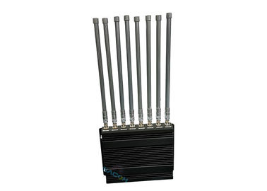 8 ช่อง 160w สัญญาณโทรศัพท์มือถือ จอมบล็อก 2G 3G 4G WiFi สัญญาณ GPS