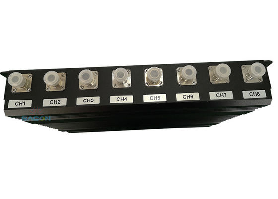 เครื่องรบกวนสัญญาณโทรศัพท์มือถือ 8 ช่อง กำลังสูง 160W ระยะรบกวน 80 เมตร สำหรับสัญญาณ 2G 3G 4G WiFi GPS