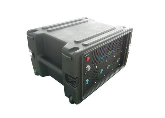 400W เครื่องรบกวนสัญญาณแบบสะพายหลังกำลังสูง 4 แบนด์ ระยะ 200 เมตร สำหรับบล็อกสัญญาณ 2G 3G