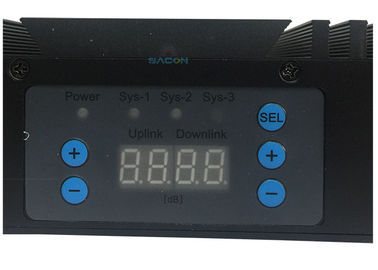 27dBm Dual Band Mobile Phone Signal Booster EGSM 4G LTE800Mhz จอจอ LCD AC 90-264V