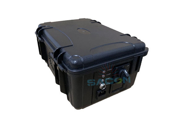 UAV  Drone Signal Jammer Box ประเภท การทํางานง่ายด้วยอานเตนนาที่ติดตั้ง