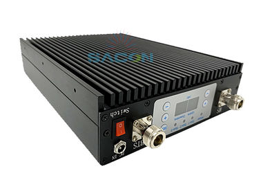 GSM 3G โทรศัพท์มือถือสัญญาณ Booster วงจรสอง 900 2100 20dBm พลังงาน 70dB การเพิ่ม ดํา