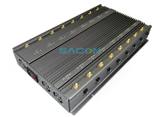 เครื่องรบกวนสัญญาณ 5G 16 เสาอากาศ กำลังขับ 100W รัศมีการรบกวน 80 เมตร