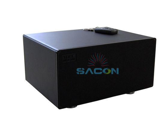 เครื่องรบกวนสัญญาณเสียงบันทึกเดสก์ท็อปกำลังสูง รัศมีการป้องกัน 4~8 เมตร มุมป้องกัน 120° และความแรงสัญญาณ 105dB