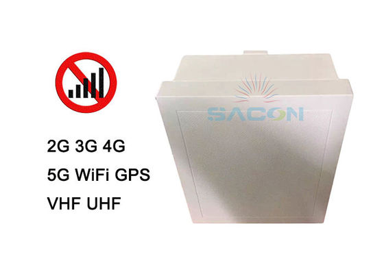 เครื่องรบกวนสัญญาณ 5G 10 ช่อง ระยะ 50 เมตร กำลังขับ 26W สำหรับบล็อกสัญญาณโทรศัพท์มือถือ