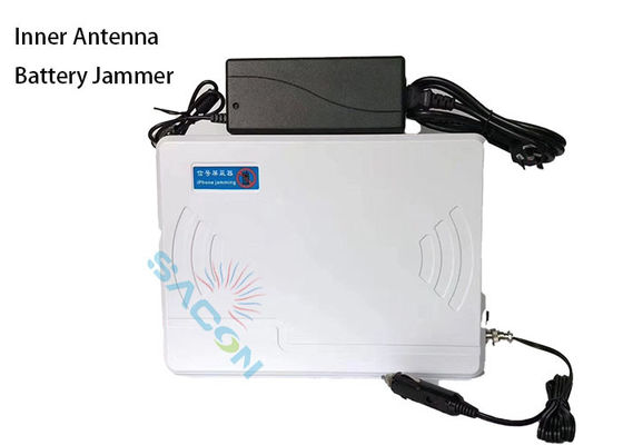 เครื่องรบกวนสัญญาณมือถือ 8 ช่อง กำลังขับ 20W พร้อมเสาอากาศในตัว สำหรับบล็อกสัญญาณ 2G 3G 4G 5G WiFi GPS