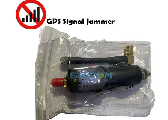 เครื่องรบกวนสัญญาณ GPS ป้องกันการติดตามในรถยนต์ 100mA ขนาด 90x25 มม. พร้อมแหล่งจ่ายไฟ 12V/24V