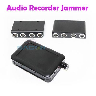 เครื่องรบกวนสัญญาณเครื่องบันทึกเสียงอะคูสติก 85dB พร้อมระยะป้องกัน 2 เมตร