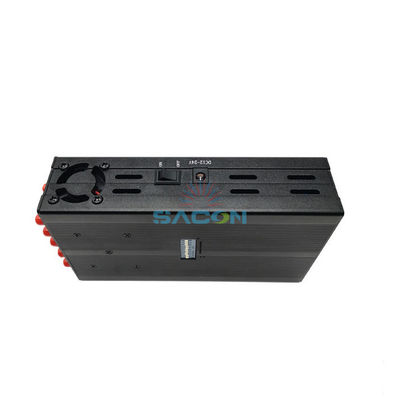 เครื่องรบกวนสัญญาณมือถือ 10 แบนด์ ระยะ 20 เมตร สำหรับบล็อกสัญญาณโทรศัพท์มือถือ