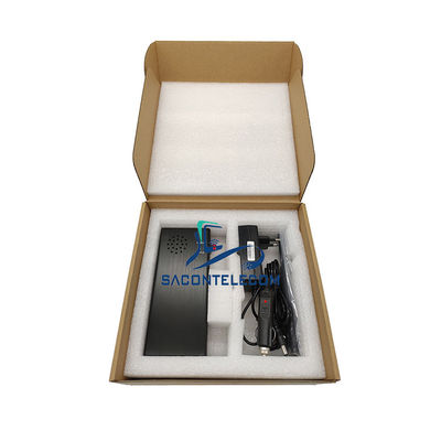 เครื่องยับยับสัญญาณพกพา พร้อมแบตเตอรี่ 8000mAh 3 แบนด์ 315MHz 433MHz 868MHz และระยะ 100m