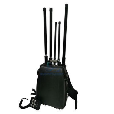 100w GPS WiFi Backpack UAV 2.4km เครื่องยับยับสัญญาณ Drone