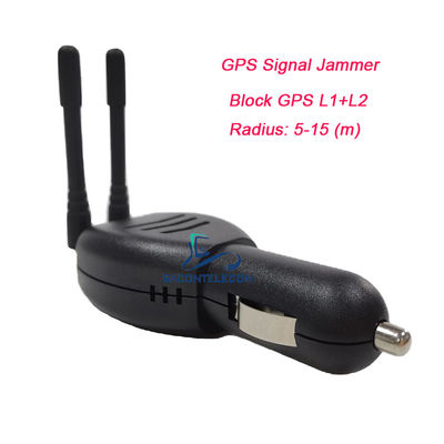 24VDC GPS สัญญาณโทรศัพท์มือถือ Jammer L1 L2 ระยะทาง 15m