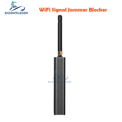 1200mAh 10m SMD WiFi GPS Signal Jammer 2 แอนเทนนา แบล็คเกอร์สัญญาณ GPS